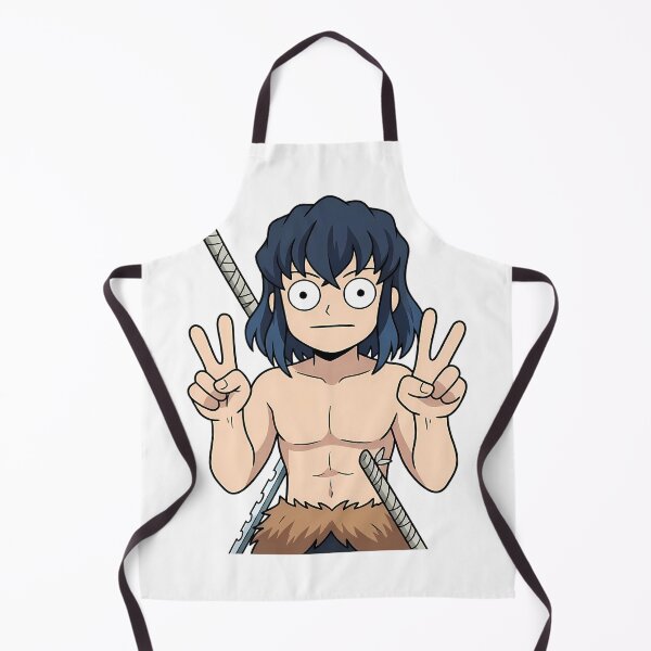 Item preview, Inosuke Hashibira Demon Slayer Swordsman Double Peace Moment designed and sold by Dashsopaner.