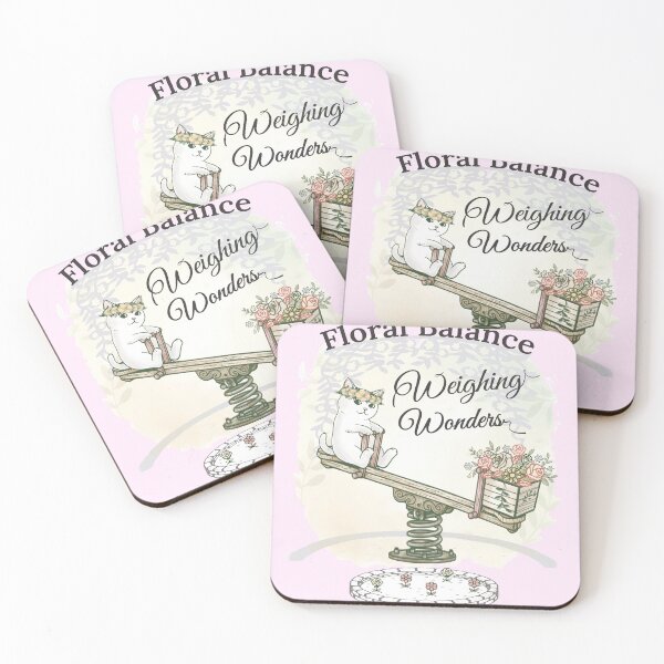 Item preview, Whimsical Cat: Floral Balance & Flowers Aesthetic designed and sold by catnbloom.