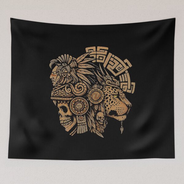 Item preview, Aztec Jaguar spirit warrior  designed and sold by abby-thorns.