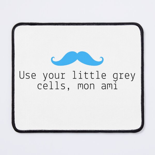 Item preview, Use your little grey cells designed and sold by Fantasy2Reality.