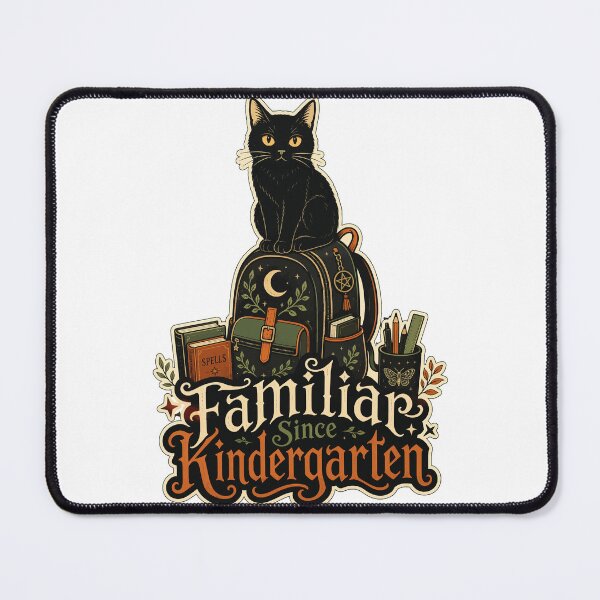 Item preview, Halloween Familiar Kindergarten Black Cat Witchy School Design designed and sold by Uglyandcute.