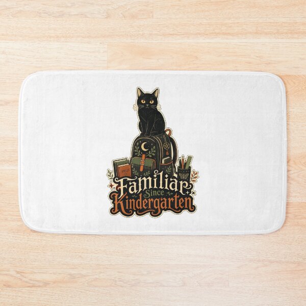 Item preview, Halloween Familiar Kindergarten Black Cat Witchy School Design designed and sold by Uglyandcute.