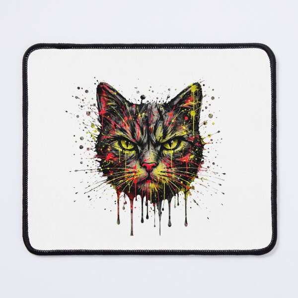 Item preview, Graffiti Grunge Cat Head - Street Art Spray Paint Cat designed and sold by Csaba1983.