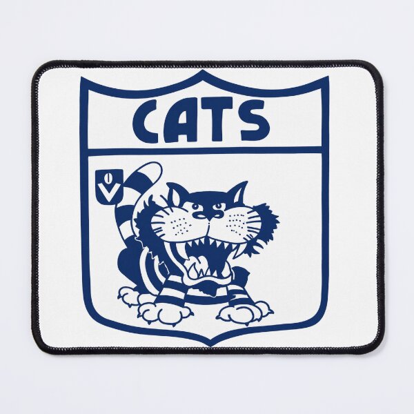 Item preview, Mighty Cats Retro Logo Drawing designed and sold by Luke Foran Sports Art.