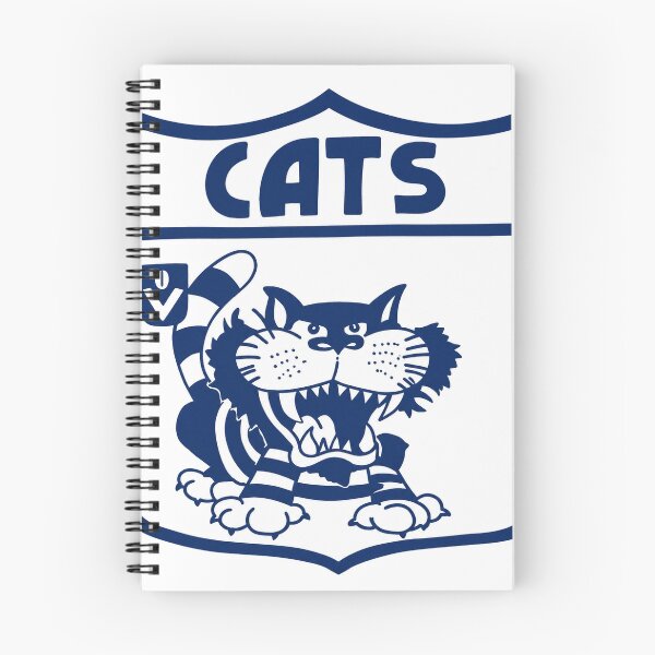 Item preview, Mighty Cats Retro Logo Drawing designed and sold by Luke Foran Sports Art.