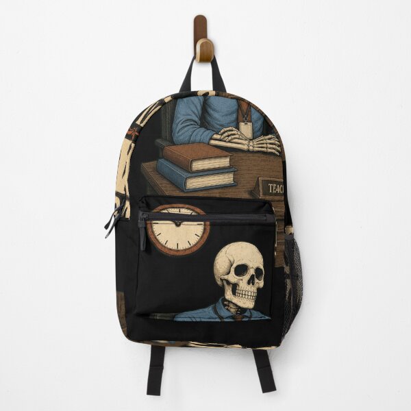 Item preview, I'LL JUST WAIT UNTIL IT'S QUIET Teacher Skeleton designed and sold by snowry.