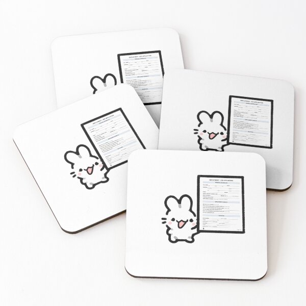 Item preview, Job Application Bunny designed and sold by veraphina.