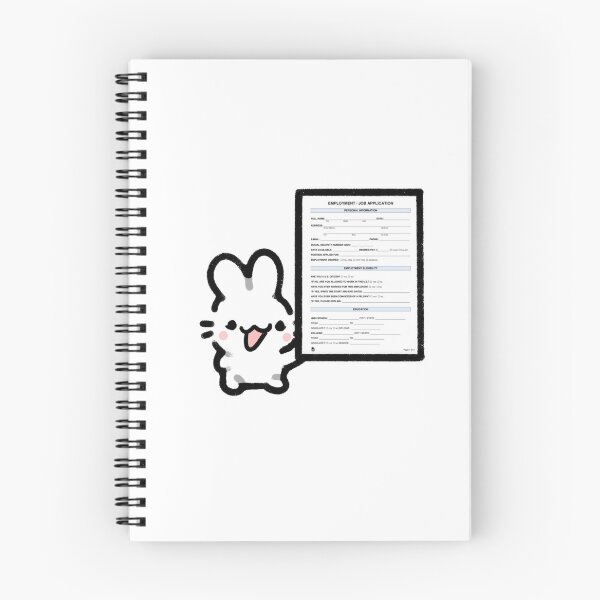 Item preview, Job Application Bunny designed and sold by veraphina.