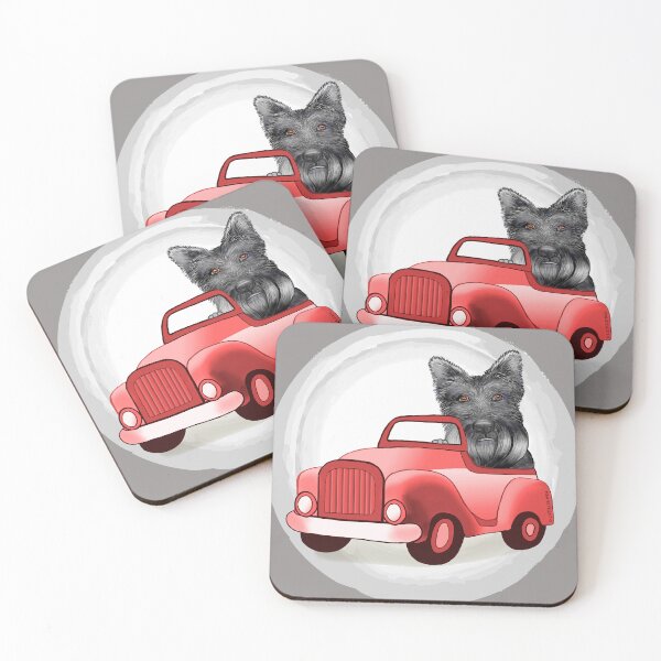 Item preview, Scotty Dog driving Car designed and sold by artmuvz.