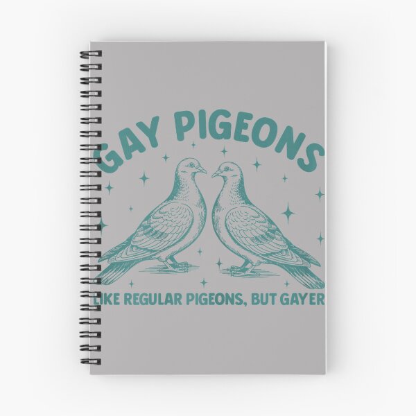 Item preview, Funny Gay Pigeons Like Regular Pigeons But Gayer LGBT Pride designed and sold by GreggRoss.