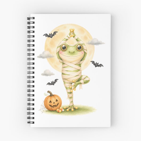 Item preview, Halloween Tree Pose Mummy Tree Frog designed and sold by YogiAnimalArt.