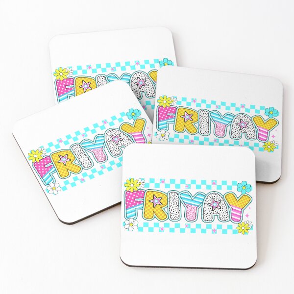 Item preview, Colorful Fri-Yay Retro Teacher Friday Design designed and sold by PalleteCreation.