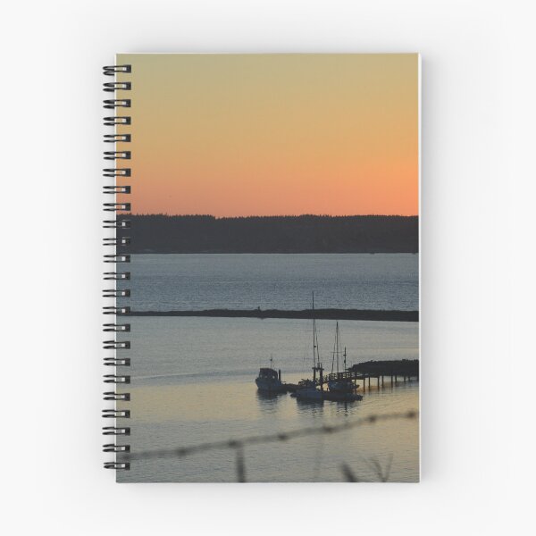 Item preview, Golden Sunset Over Fort Flagler Harbor Dock designed and sold by MiraNadaPrints.