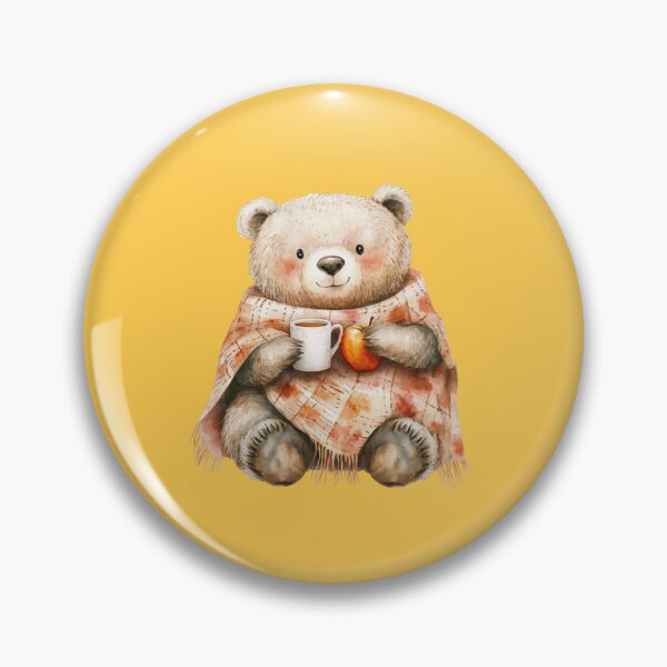 Item preview, Cozy Bear with Mug and Blanket designed and sold by briaddy.