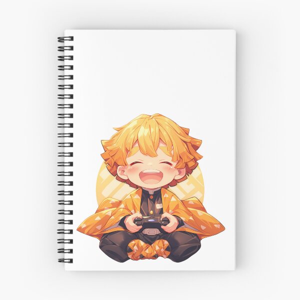 Item preview, Zenitsu Agatsuma Demon Slayer Chibi Gamer Happy Haori designed and sold by Dashsopaner.