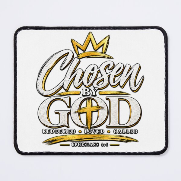 Item preview, Chosen by God – Christian Faith Typography designed and sold by Paltooproducts.