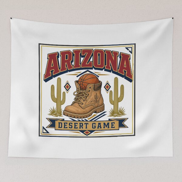 Item preview, Arizona Basketball Desert Game Work Boot designed and sold by freshwear design.