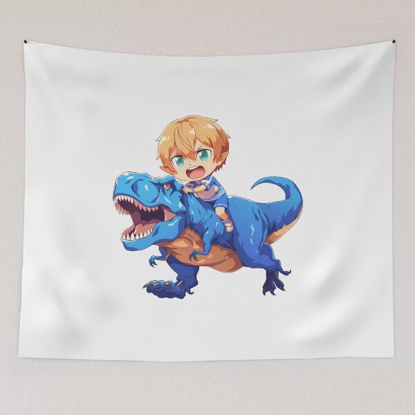 Item preview, Eugeo Sword Art Online Blue Dinosaur Adventure designed and sold by Dashsopaner.