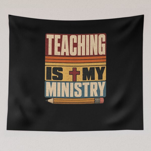 Item preview, Teaching Is My Ministry Christian Teacher designed and sold by snowry.