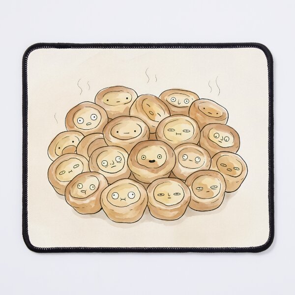 Item preview, Cute Yorkshire Puddings Kawaii British Food Illustration designed and sold by DuckOddity.