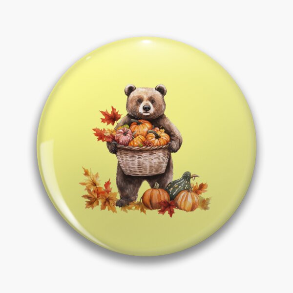 Item preview, Bear with Autumn Harvest designed and sold by briaddy.