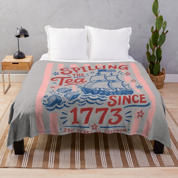 Item preview, Spilling The Tea Since 1773 Vintage Us History designed and sold by GreggRoss.