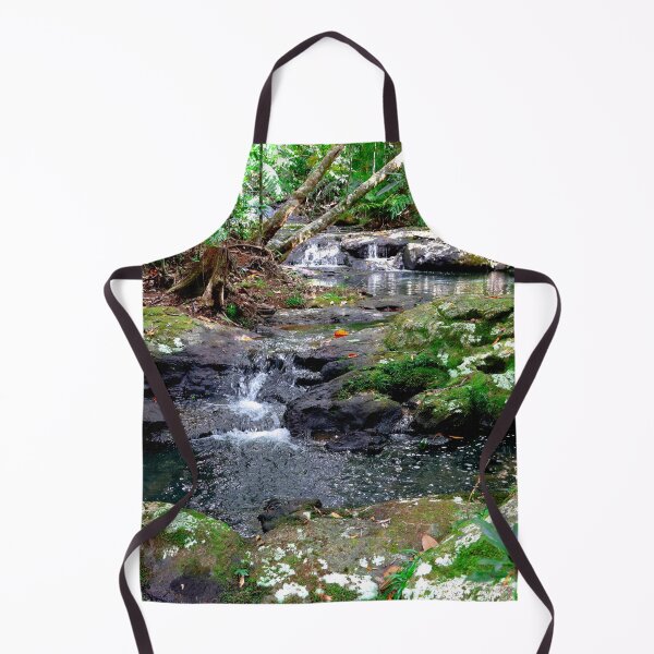 Item preview, Rainforest stream with mossy rocks and cascades designed and sold by jaynerushton.