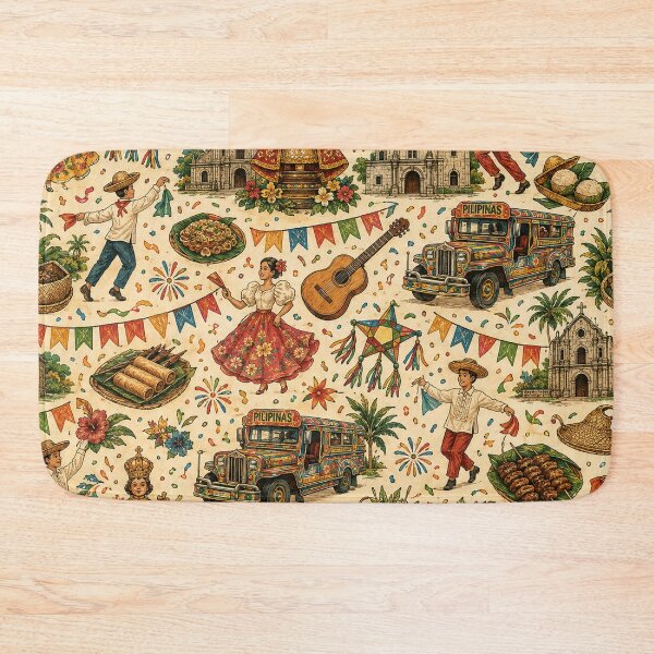Item preview, Filipino Fiesta Pattern – Colorful Philippines Culture & Heritage designed and sold by RJACreative.