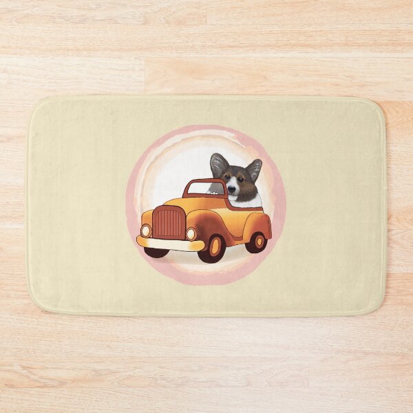 Item preview, Welsh Corgi dog driving car designed and sold by artmuvz.