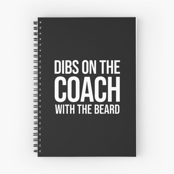 Item preview, Dibs On The Coach With The Beard Funny Quote Design designed and sold by zlezctata.