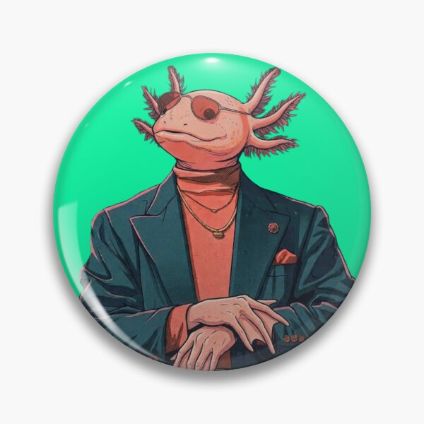 Item preview, The Distinguished Axolotl T-Shirt designed and sold by Animal Cosmic Society.