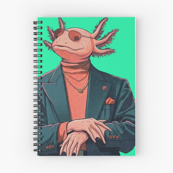 Item preview, The Distinguished Axolotl T-Shirt designed and sold by Animal Cosmic Society.