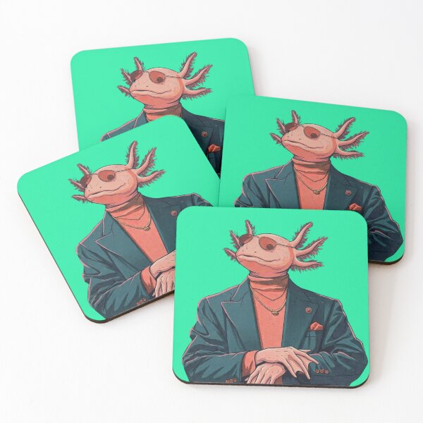 Item preview, The Distinguished Axolotl T-Shirt designed and sold by Animal Cosmic Society.