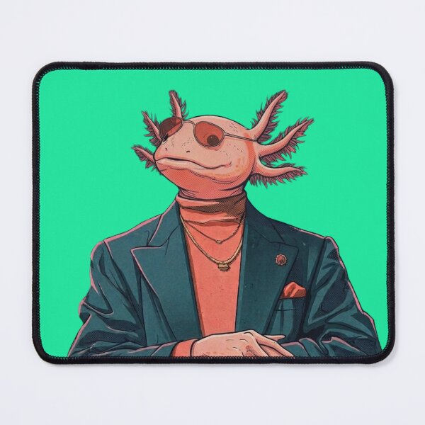 Item preview, The Distinguished Axolotl T-Shirt designed and sold by Animal Cosmic Society.