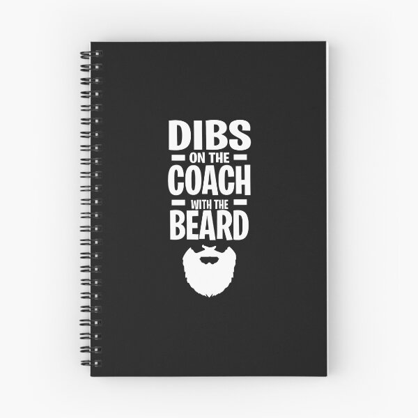 Item preview, Dibs On The Coach With The Beard Funny Quote Design designed and sold by xqklwnyqv.