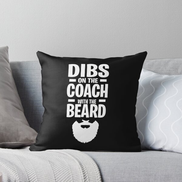Item preview, Dibs On The Coach With The Beard Funny Quote Design designed and sold by xqklwnyqv.