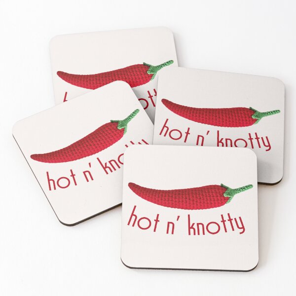 Item preview, Funny Crochet Jalapeno Hot and Knotty Naughty Pun designed and sold by TackyTime.