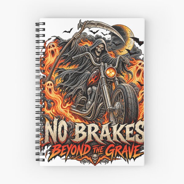 Item preview, No Brakes Beyond the Grave Reaper Rider designed and sold by KireVeronica.