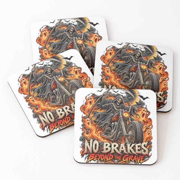 Item preview, No Brakes Beyond the Grave Reaper Rider designed and sold by KireVeronica.
