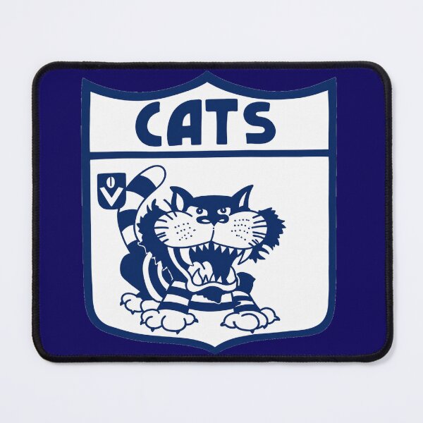 Item preview, Mighty Cats Retro Logo Drawing designed and sold by Luke Foran Sports Art.
