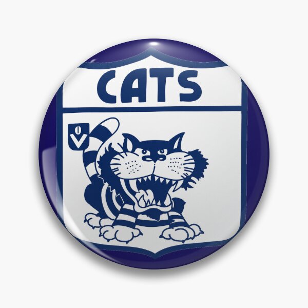 Item preview, Mighty Cats Retro Logo Drawing designed and sold by Luke Foran Sports Art.