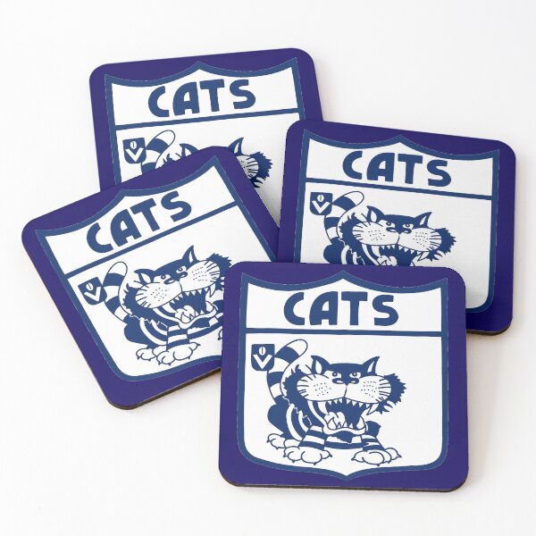 Item preview, Mighty Cats Retro Logo Drawing designed and sold by Luke Foran Sports Art.
