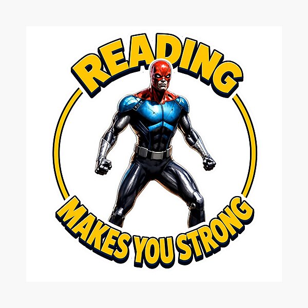 Item preview, Superhero Reading Motivation designed and sold by John-NW-Shop.