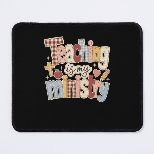 Item preview, Teaching is My Ministry Applique Style Educator designed and sold by snowry.