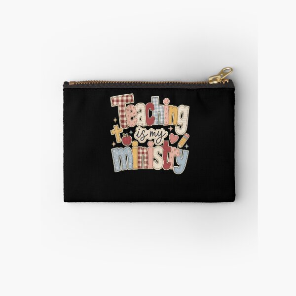Item preview, Teaching is My Ministry Applique Style Educator designed and sold by snowry.