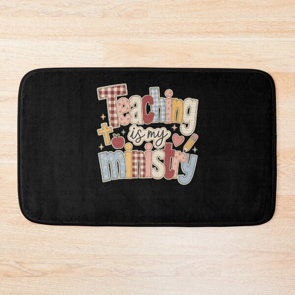 Item preview, Teaching is My Ministry Applique Style Educator designed and sold by snowry.