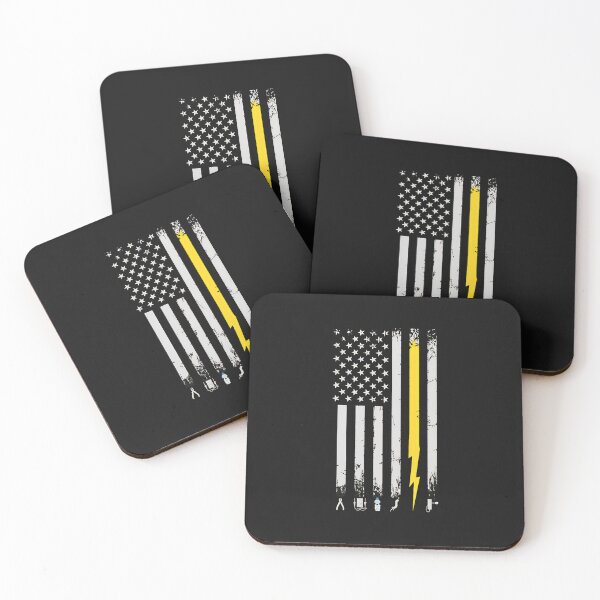Item preview, Distressed American Flag Yellow L designed and sold by xqklwnyqv.