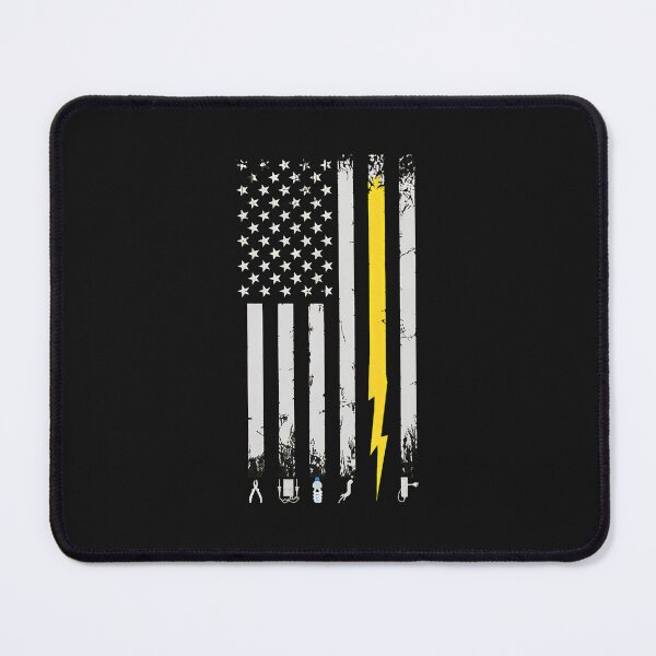 Item preview, Distressed American Flag Yellow L designed and sold by xqklwnyqv.