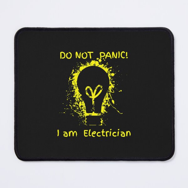 Item preview, Do Not Panic I Am Electrician Bulb Graphic designed and sold by zlezctata.