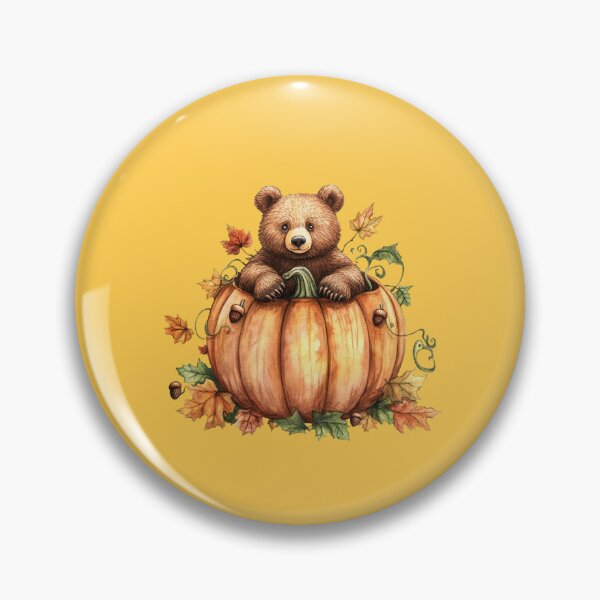 Item preview, Bear Cub in Pumpkin designed and sold by briaddy.